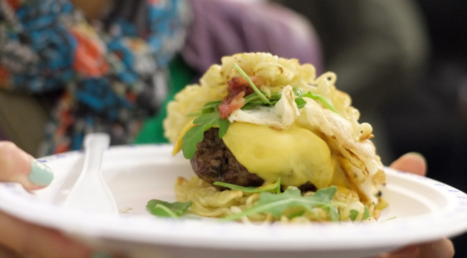 Ramen Burger Craze at Hawkers Market