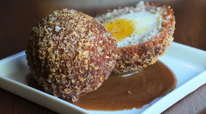 Delicious Brown Food at The Fat Badger