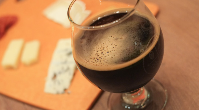 Brassneck Inertia Imperial Stout + Cheese (BC Beer Bloggers Local Winter Favourites)