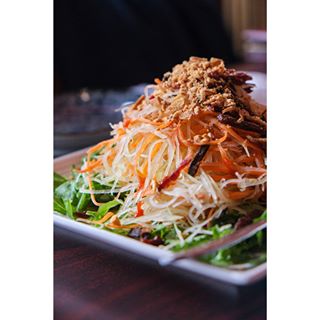 Vietnamesestyle GreenPapayaSalad part of the Sundayonly Family Meal Set Ahellip