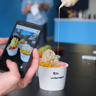 Behindthescenes with the Foodie Freedom Fighters at IcepikShavery condensedmilk shavedice