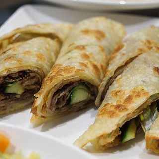 This BeefRoll Pan Fried Marinated Beef Wraps  650 athellip