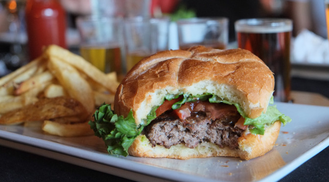Burger & Beer at Pumphouse Taproom in Richmond