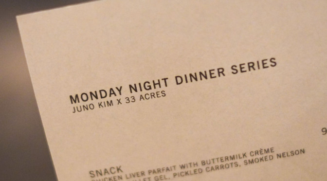 33 Acres x Juno Kim: Monday Night Dinner Series (Episode 2)