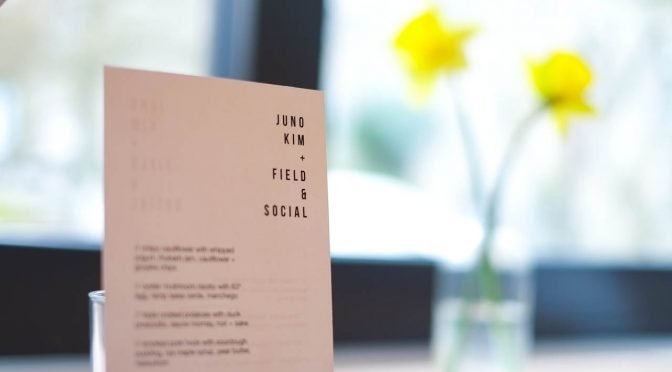 Brunch Quickie: 6 Course Brunch Pop-up by Juno Kim at Field & Social